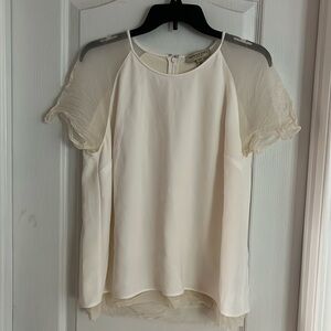 Burberry London chiffon sheer sleeve top 12